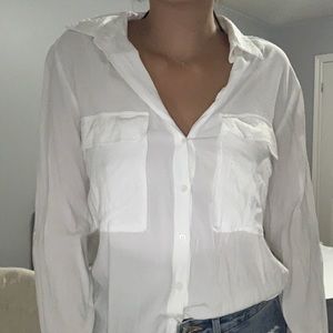 Zara button up collar shirt